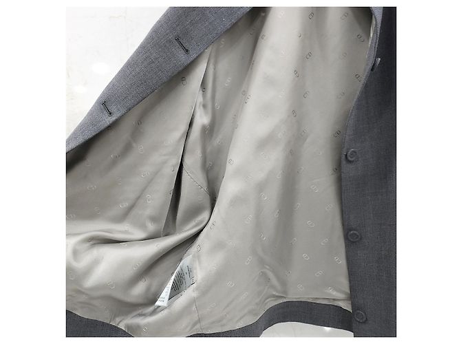 Dior Back Button Wool Mock Neck Shirt - view 11