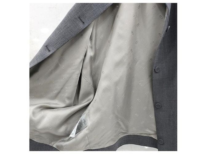 Dior Back Button Wool Mock Neck Shirt - view 5