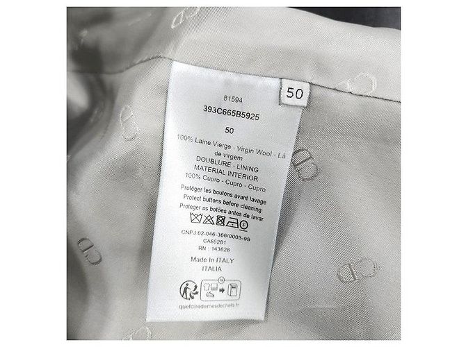 Dior Back Button Wool Mock Neck Shirt - view 6