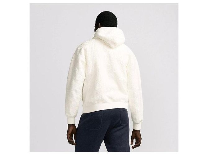 Dior White Oblique Terry Cotton Hoodie Sweatshirt - Ansicht 7