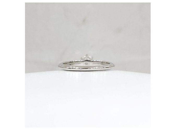 Tiffany & Co Platin-Ehering mit Diamanten - Ansicht 11