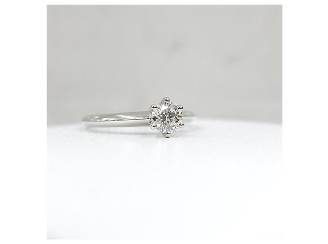 Tiffany & Co Platin-Ehering mit Diamanten - Ansicht 13