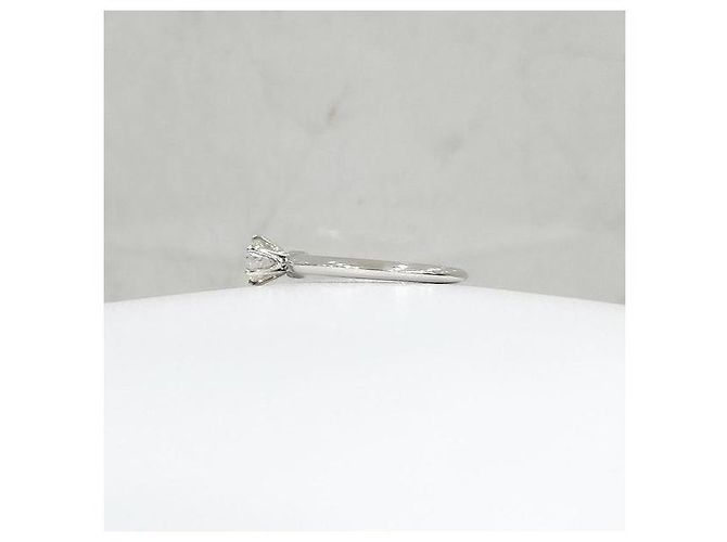 Tiffany & Co Platin-Ehering mit Diamanten - Ansicht 2