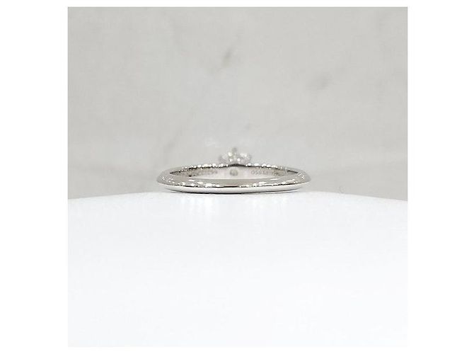 Tiffany & Co Platin-Ehering mit Diamanten - Ansicht 3