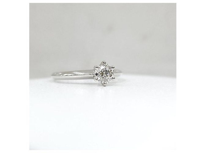 Tiffany & Co Platin-Ehering mit Diamanten - Ansicht 5
