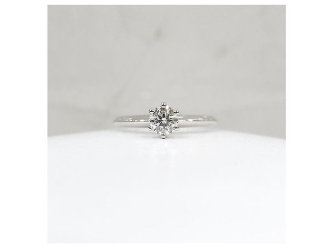 Tiffany & Co Platin-Ehering mit Diamanten - Ansicht 9