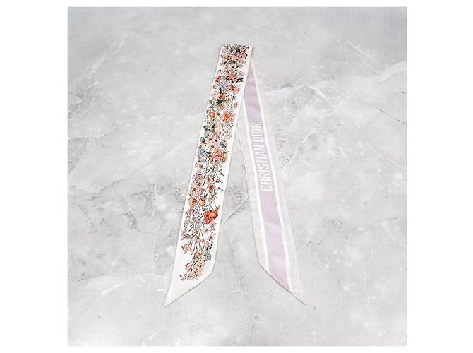 Dior Seidentwill-Tuch Flower Mica - Ansicht 7