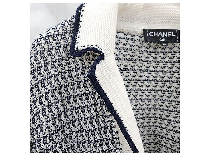 Chanel Chaqueta de tweed de algodón con botones para mujer - vista 13