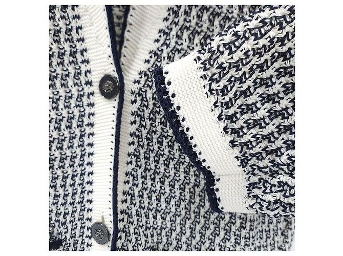 Chanel Chaqueta de tweed de algodón con botones para mujer - vista 5