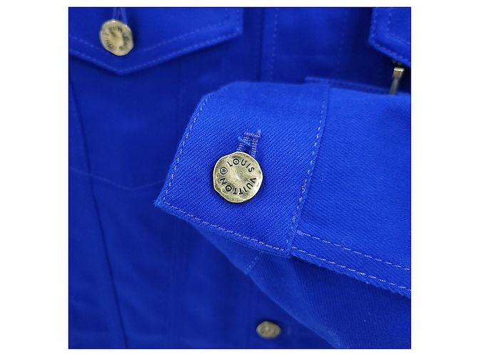 Louis Vuitton Blue DNA Jeansjacke - Ansicht 12