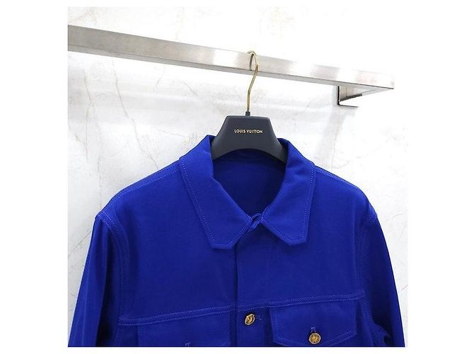 Louis Vuitton Blue DNA Jeansjacke - Ansicht 3
