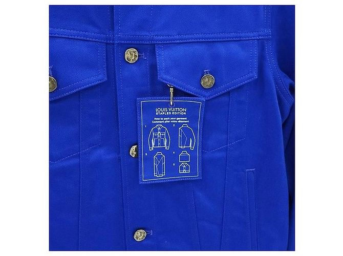 Louis Vuitton Blue DNA Jeansjacke - Ansicht 4