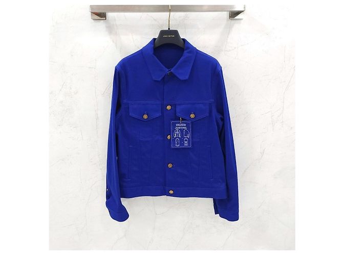 Louis Vuitton Blue DNA Jeansjacke - Ansicht 8