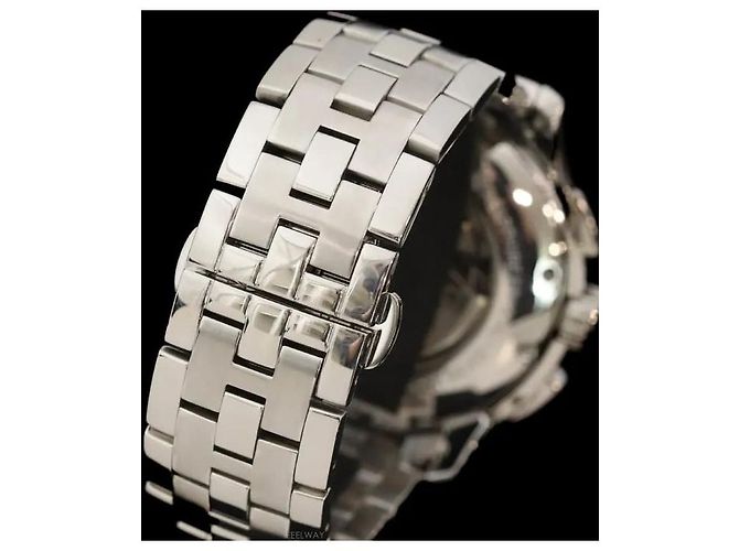 Autre Marque Jazzmaster See-Through Back Steel Automatic Black - vista 6