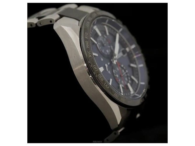 Autre Marque Eco-Drive Quartz Titanium Blue Dial - vista 3