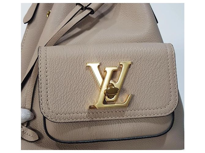 Bucket Borsa a secchiello Lockme Louis Vuitton Beige in pelle - vista 2