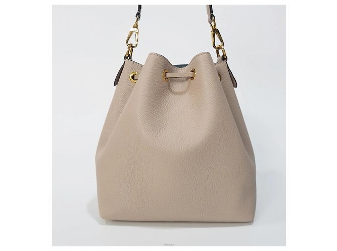 Bucket Borsa a secchiello Lockme Louis Vuitton Beige in pelle - vista 4