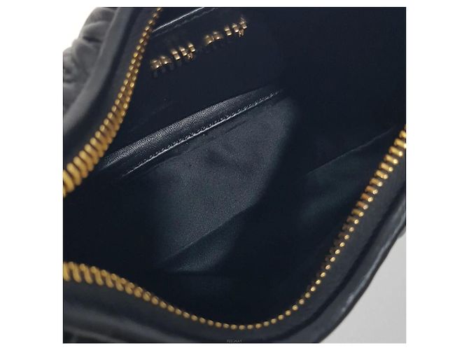 Miu Miu Borsa a spalla matelassé con catena - vista 8