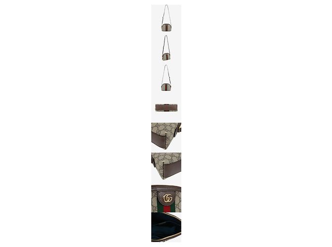 Gucci Borsa a spalla Small Ophidia GG Brown - vista 2