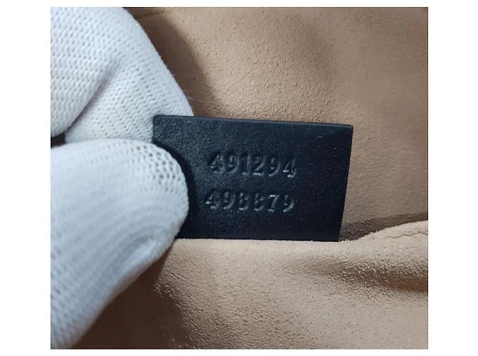 Borsa a tracolla Gucci Matelassé nera in pelle - vista 9