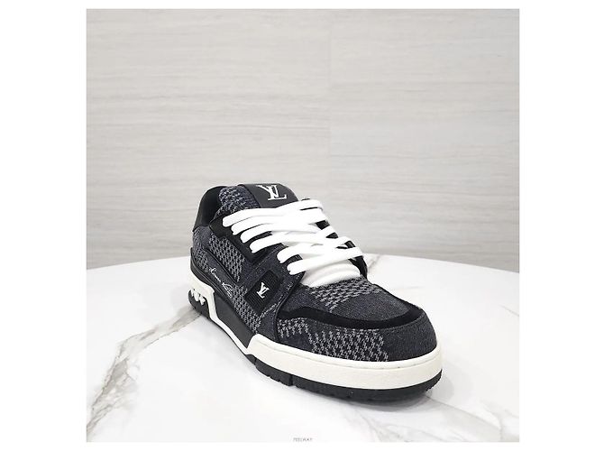 Louis Vuitton Sneakers Denim Trainer - vista 5