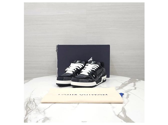 Louis Vuitton Sneakers Denim Trainer - vista 9