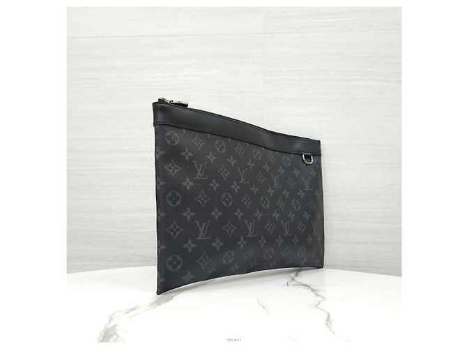 Louis Vuitton Pochette Apollo GM Monogram Eclipse - vue 4