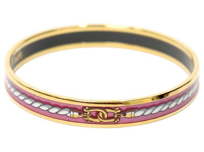 Pulsera Rígida Hermès Rosa - vista 4