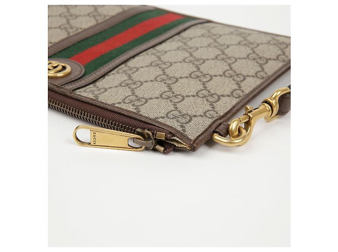 Gucci Pochette Ophidia GG Supreme Web Brown - vista 11