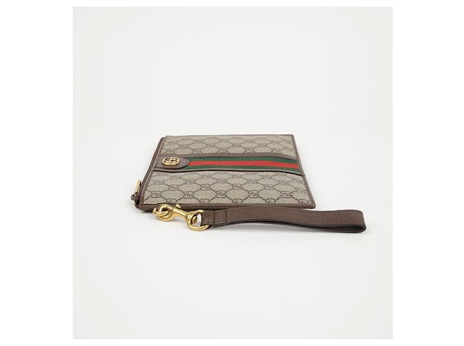Gucci Pochette Ophidia GG Supreme Web Brown - vista 5