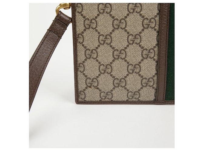 Gucci Pochette Ophidia GG Supreme Web Brown - vista 6