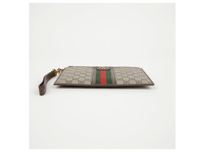 Gucci Pochette Ophidia GG Supreme Web Brown - vista 7