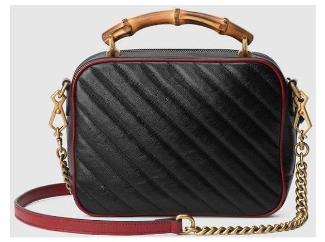 Bamboo Gucci Borsa a tracolla con manico in bambù e catena - vista 11