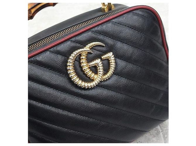 Bamboo Gucci Borsa a tracolla con manico in bambù e catena - vista 5