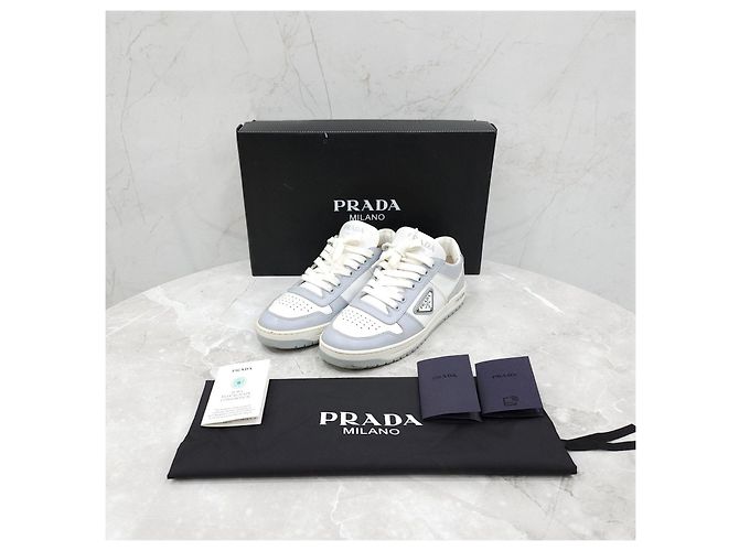 Prada Sneakers Downtown Logo Triangle - vista 12