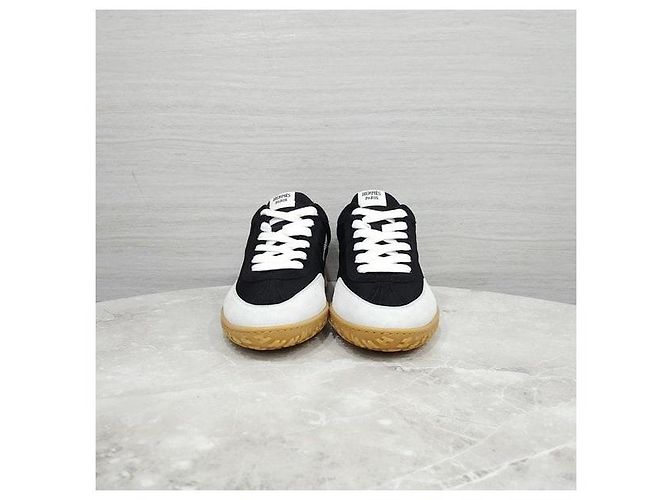 Sneakers Hermès in pelle nera uomo - vista 2