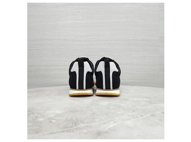 Sneakers Hermès in pelle nera uomo - vista 4