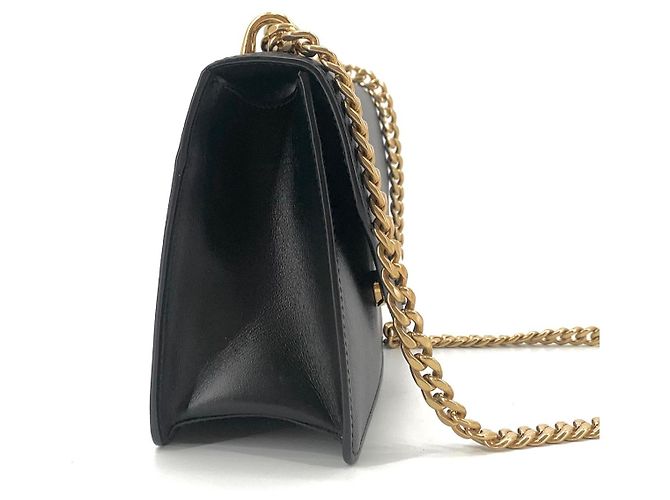 Prada Borsa a tracolla a busta con catena in Saffiano - vista 3