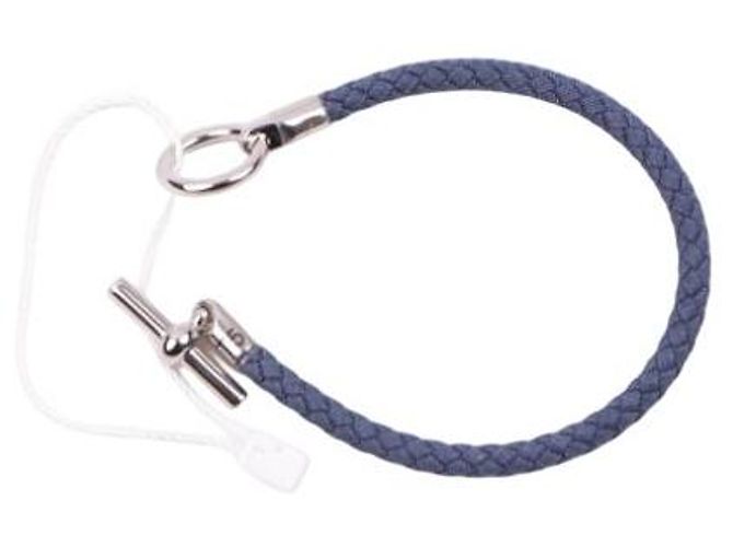 Bracciale Hermès Glenan H Jean Blu Denim - vista 10