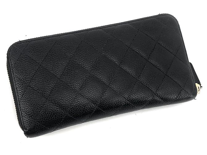 Chanel Caviar Gold-Zip Long Wallet - Ansicht 10