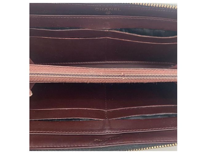 Chanel Caviar Gold-Zip Long Wallet - Ansicht 14