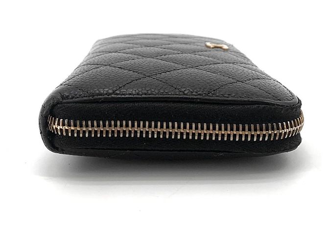 Chanel Caviar Gold-Zip Long Wallet - Ansicht 4