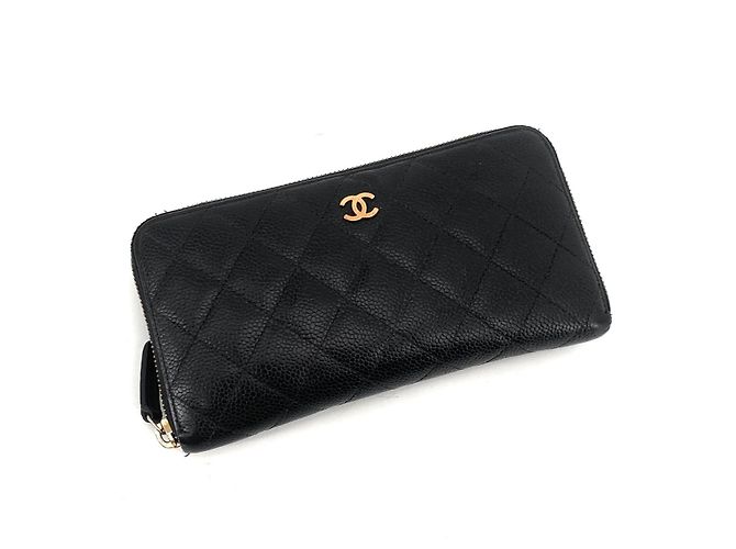 Chanel Caviar Gold-Zip Long Wallet - Ansicht 9