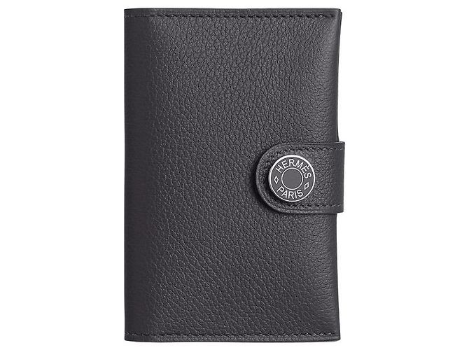 Hermès R.M.S Kartenetui Evercolor Kalbsleder Ardoise - Ansicht 2