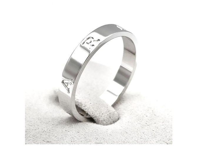 Bulgari Ring Weiß Metall - Ansicht 3