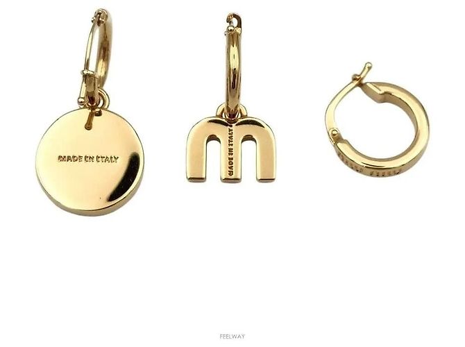 Miu Miu Set di orecchini placcati in oro - vista 2