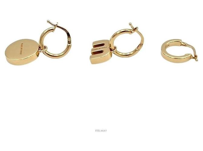 Miu Miu Set di orecchini placcati in oro - vista 4