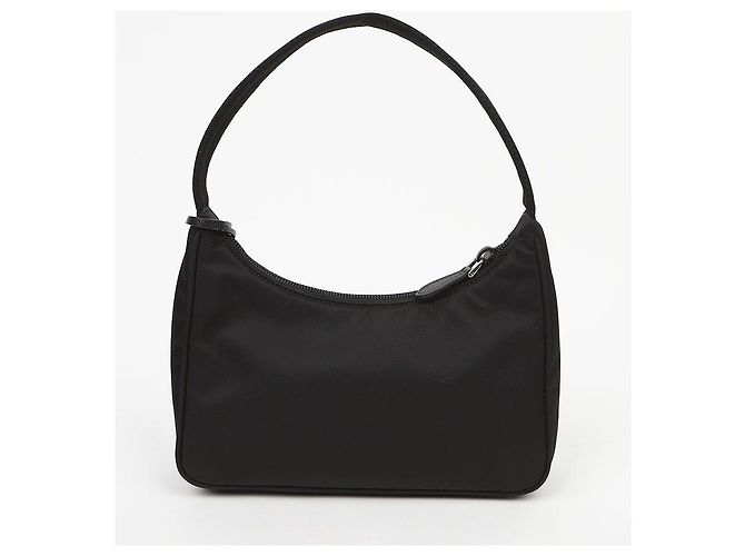 Prada Borsa Hobo Mini Re-Edition da donna Nero - vista 4