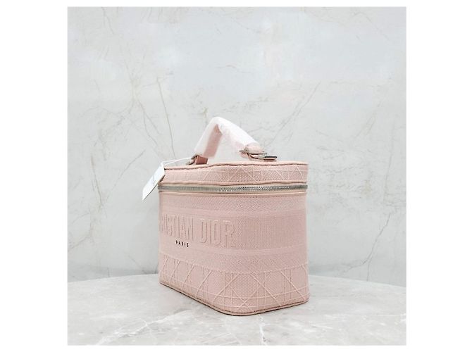 Dior Necessaire da Viaggio Cannage Rosa XKDOVREY - vista 11