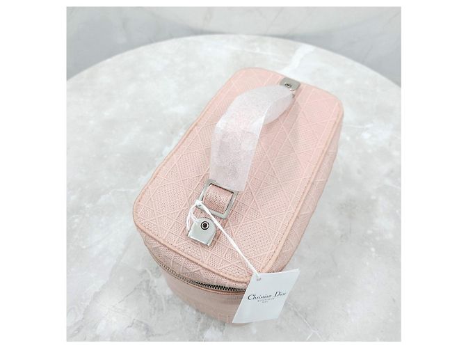 Dior Necessaire da Viaggio Cannage Rosa XKDOVREY - vista 14